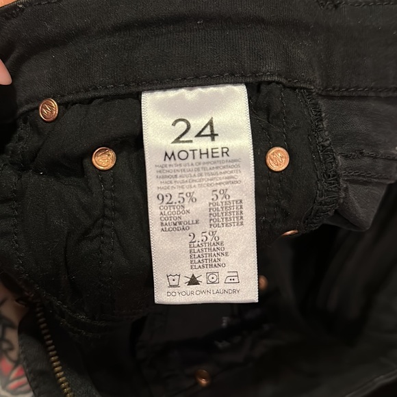 MOTHER denim The Looker Ankle Fray Guilty As Sin jeans 24 - Picture 7 of 8